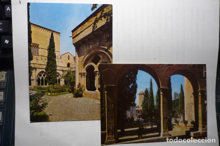 Postales: lote postales real monasterio de poblet -tarragona