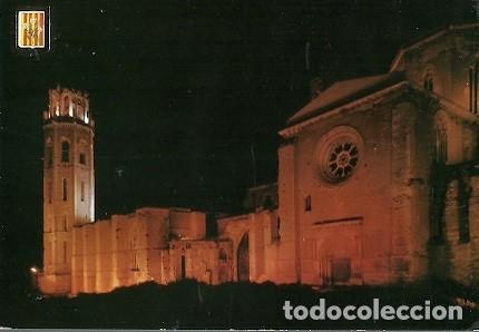Cartes Postales: POSTAL A COLOR N&ordm; 538 LERIDA SEO ANTIGUA VISTA NOCTURNA ESCRITA 1963 SOBERANAS