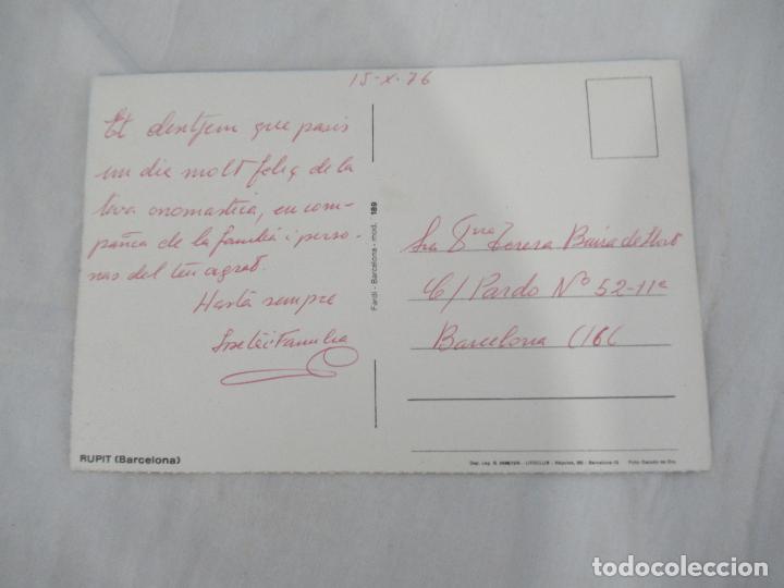 Postales: Rupit (Barcelona) - Escrita - Foto 2