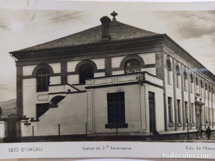 Postales: SEO DE URGEL-SEU D'URGELL-INSTITUT DE 2&ordf; ENSENYANSA-POSTAL FOTOGRAFICA ANTIGUA-(65.887)