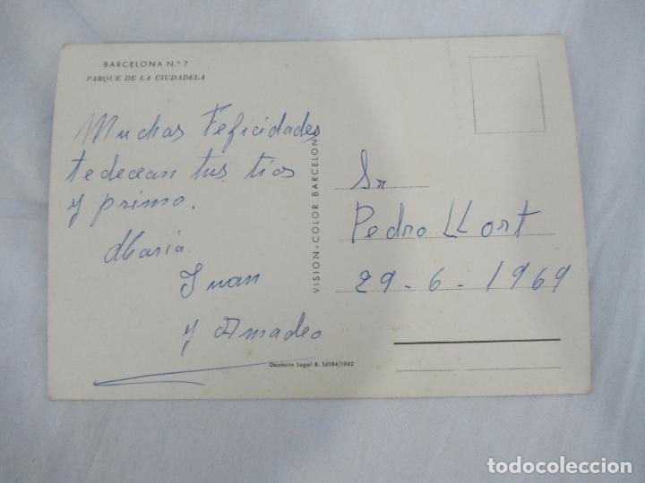 Postales: Barcelona - Parque de la Ciudadela - Escrita - Foto 2