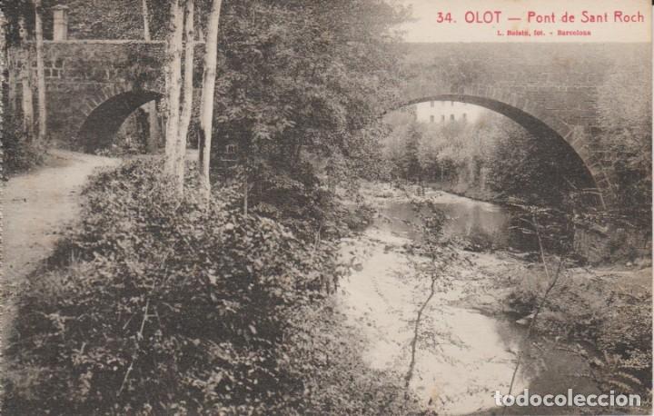 Postales: (34) OLOT. PONT DE SANT ROCH - Foto 1