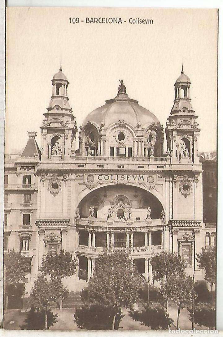 Postales: BARCELONA COLISEUM SIN ESCRIBIR - Foto 1