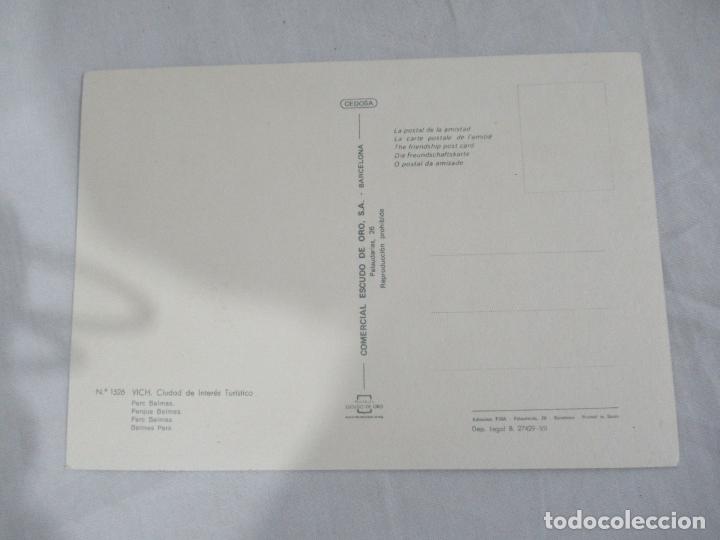 Postales: Vich / Vic - Parc Balmes - S/C - Foto 2