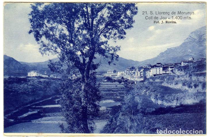 Postales: POSTAL S.LLOREN&Ccedil; DE MORUNYS (LERIDA) - COLL DE JOU - 1.400 MTS