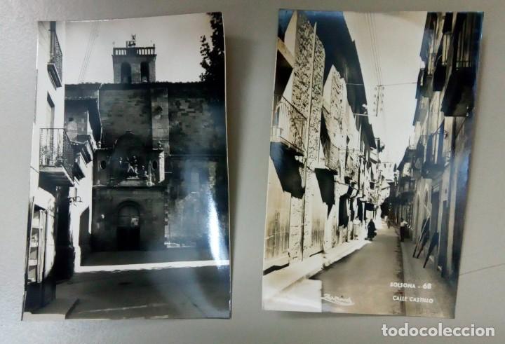 Postales: SOLSONA, 2 POSTALES, A&Ntilde;OS 50S , 2024 - Foto 1
