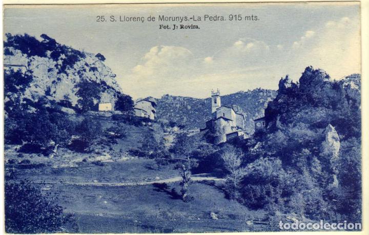Postales: POSTAL S.LLOREN&Ccedil; DE MORUNYS (LERIDA) - LA PEDRA 915 MTS