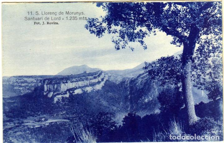 Postales: POSTAL S.LLOREN&Ccedil; DE MORUNYS (LERIDA) - SANTUARI DE LORD - 1.235 MTS.