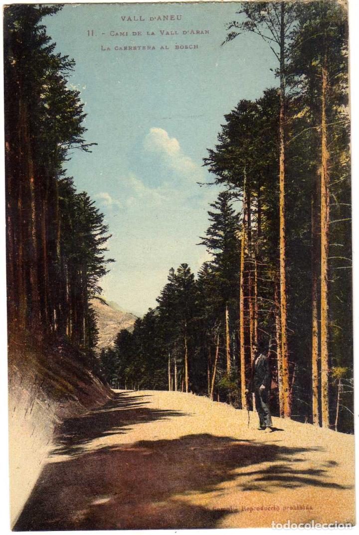 Postales: PRECIOSA POSTAL - VALL D&acute;ANEU (LERIDA) - CAMI DE LA VALL D&acute;ARAN - LA CARRETERA AL BOSCH