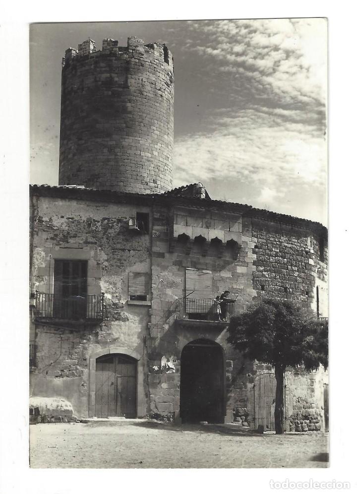Postales: POSTAL FOTOGR&Aacute;FICA- VERD&Uacute;.- CASTILLO FEUDAL. FOTO CALAFELL. L&Eacute;RIDA- ESCRITA