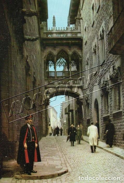 Postales: 8 POSTALES ANTIGUAS BARCELONA - Foto 3