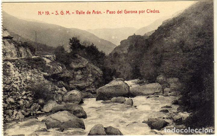 Postkarten: POSTAL VALLE DE ARAN (LERIDA) - PASO DEL GARONA POR CLEDES