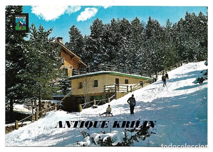 Postales: LA MOLINA N&ordm; 1358 PISTA DE FONT-MOREU / ESCUDO DE ORO / SIN FRANQUEAR