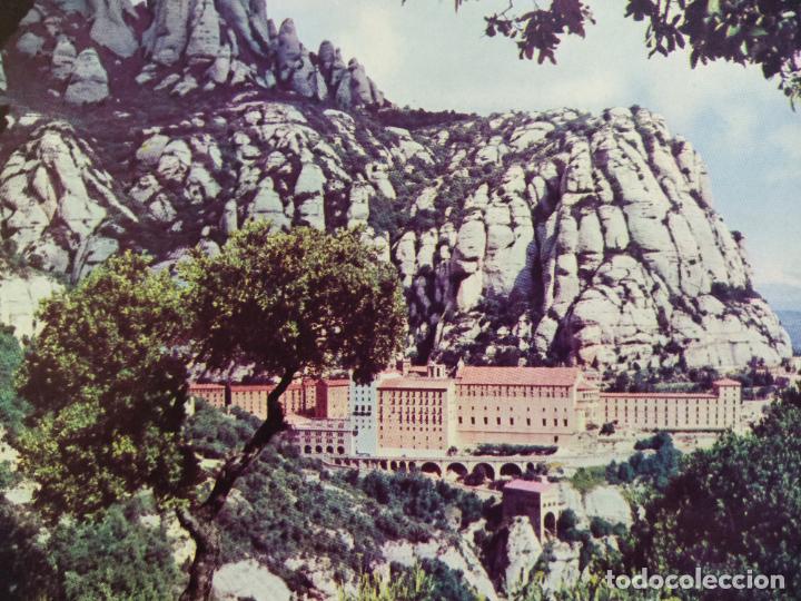 Postales: MONTSERRAT-VISTA DEL SANTUARIO DESDE SAN MIGUEL-POSTAL GIGANTE-POSTAL ANTIGUA-(V-18.792)