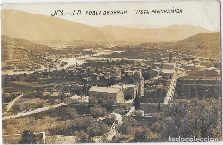 Postales: POSTAL N&ordm; 4 - J.A. POBLA DE SEGUR - VISTA PANOR&Aacute;MICA .