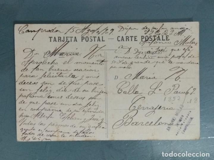 Postales: POSTAL CAMPRODON. SARDANES DEVANT DEL CASSINO - Foto 2