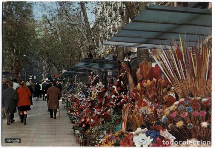 Postales: Rambla de las Flores (Barcelona) - Foto 1
