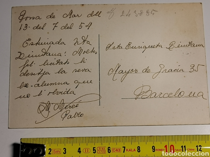 Postales: Postal de Tossa de Mar, El Codolar circulada 1954 - Foto 3