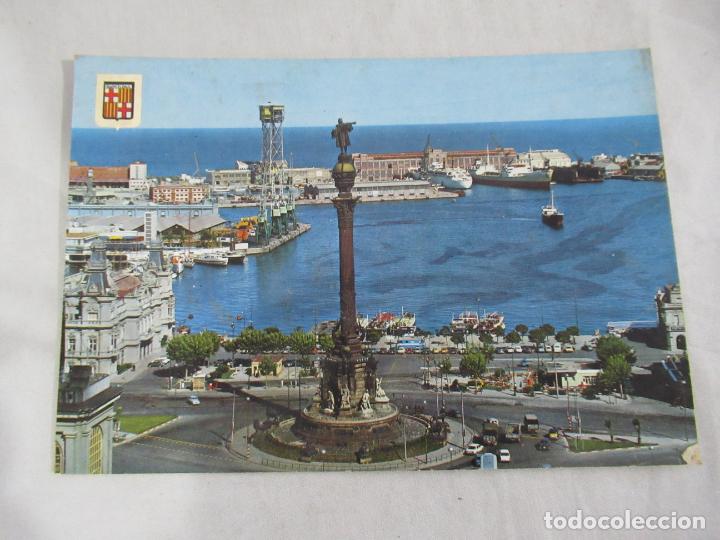 Postales: Barcelona - Monumento a Col&oacute;n - Escrita - Foto 1