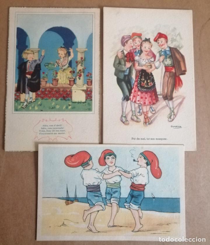 Postais: Postales folfkoricas catalanas