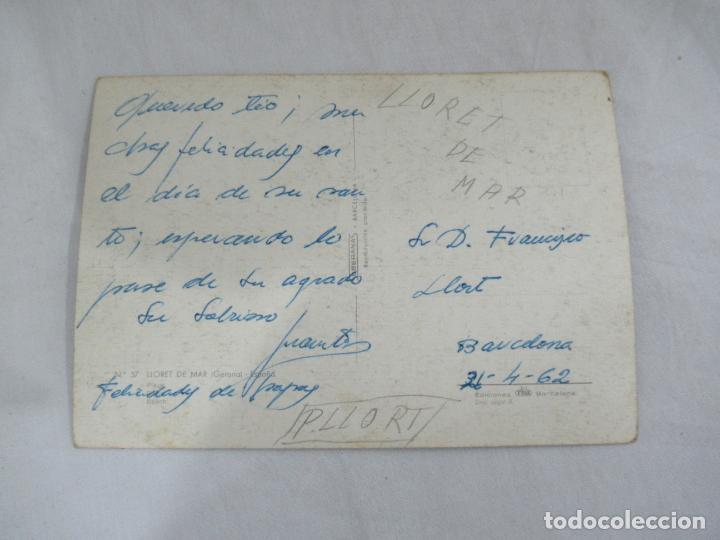 Postales: Lloret de Mar - Playa - Escrita - Foto 2