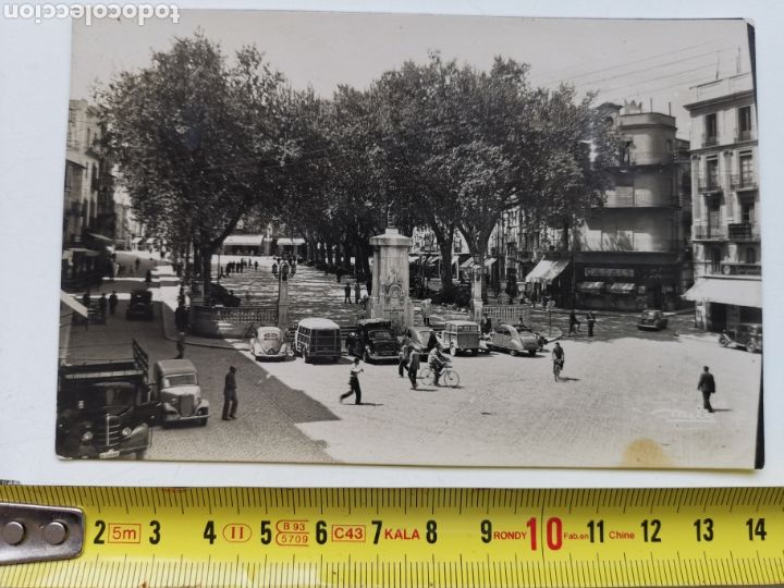 Postales: Postal de Figueres, la Rambla circulada en 1957 - Foto 1