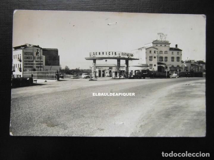 Postales: LERIDA. HOSTAL CONDES DE URGEL. ESCRITA AL REVERSO. 1963. CCTT