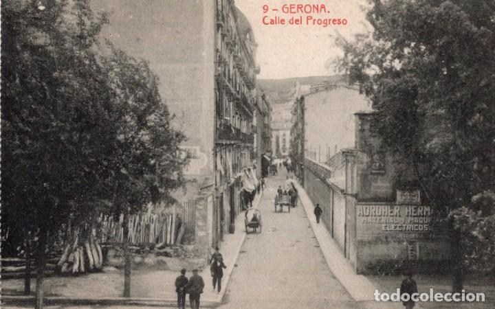 Postales: gerona. 9 calle del progreso. virallonga - Foto 1