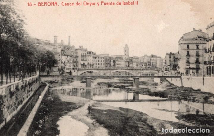 Postales: gerona. 18 cauce del onyar. virallonga - Foto 1