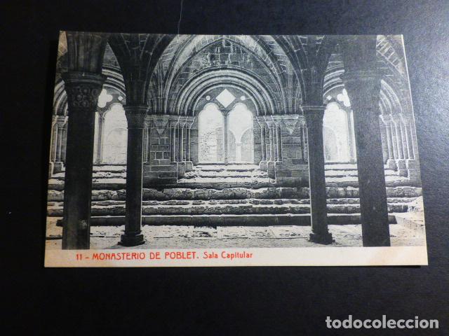 Postales: MONASTERIO DE POBLET TARRAGONA SALA CAPITULAR - Foto 1