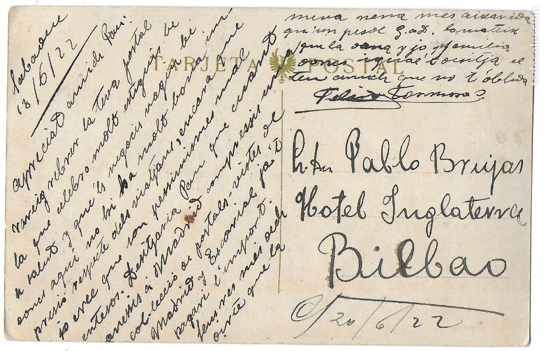 Postales: P-10009. POSTAL CASA CODORNIU. N&ordm; 2.  1922. - Foto 2