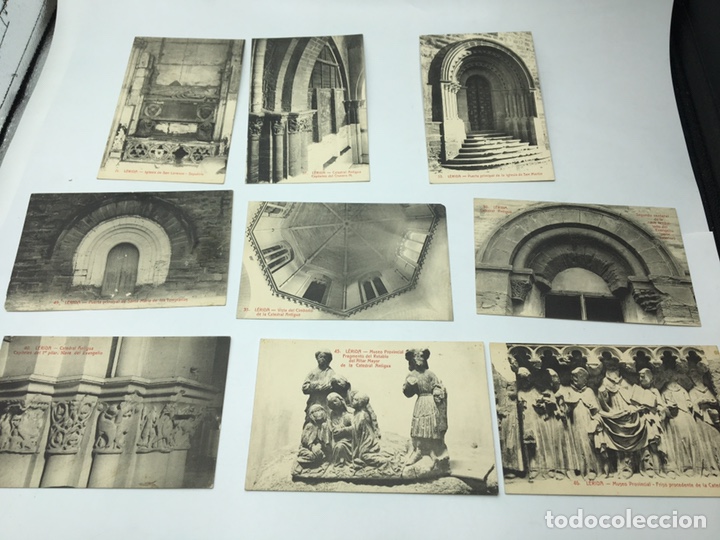 Postales: LOTE DE 9 POSTALES DE LERIDA - SIN CIRCULAR - COLECCION URRIZA. IGLESIA DE SAN LORENZO SEPULCRO