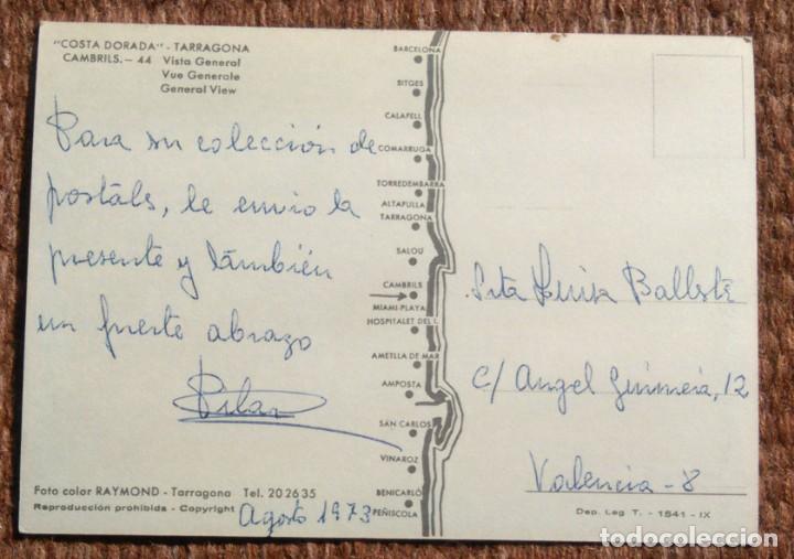 Postales: CAMBRILS - TARRAGONA - Foto 2
