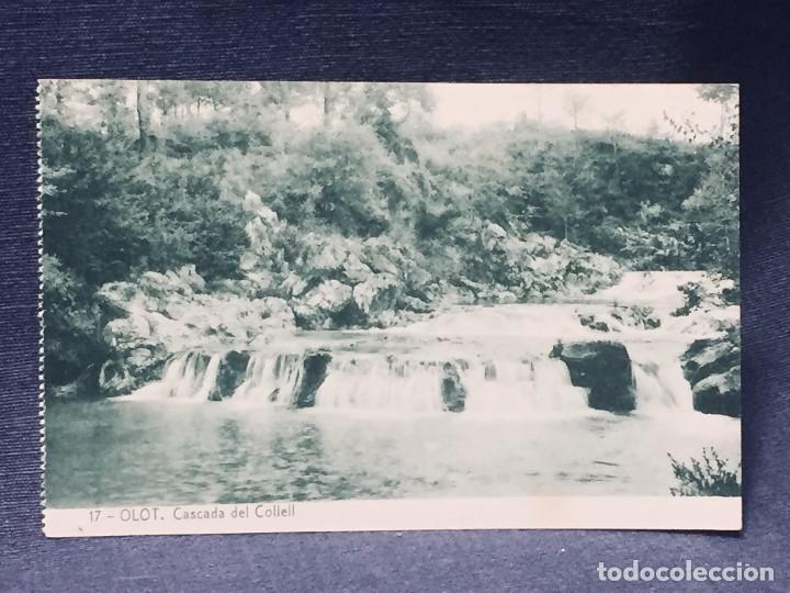 Postales: postal 17 OLOT CASCADA DEL COLLELL THOMAS - Foto 1