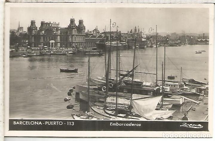 Postales: BARCELONA EMBARCADERO ESCRITA - Foto 1