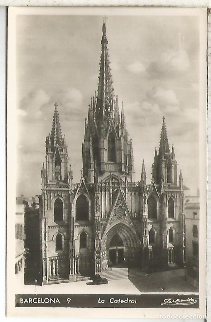 Postales: BARCELONA CATEDRAL ESCRITA - Foto 1