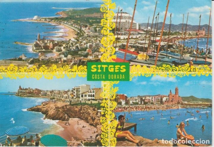 Postales: (129) SITGES. PLAYA DE ORO - Foto 1