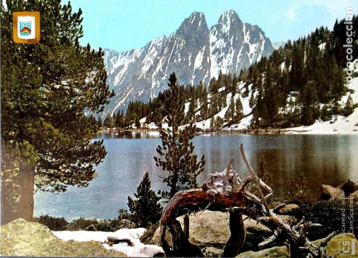 Postales: Vall d'Espot. 10 Lago de San Mauricio, parque Nacional y Els Encantats. 4. Nueva. Color