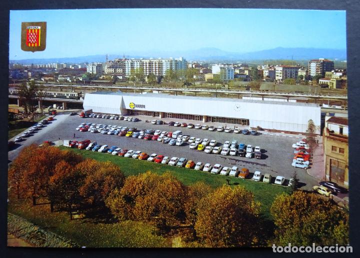 Postales: Girona, estaci&oacute;n Renfe, postal sin circular. - Foto 1