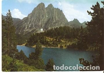 Postales: Postal Pirineos de Lerida. Valle de Espot, Lago San Mauricio y Els Encantats. 73-235