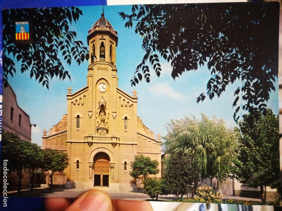 Postales: Postal Villanueva y Geltr&uacute; Plaza de la Inmaculada Concepci&oacute;n 1972 escrita Ediciones Barcelona