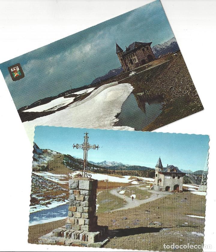Postales: LOTE DE 2 POSTALES- CUMBRE DEL PUERTO DE LA BONAIGUA. L&Eacute;RIDA- SIN CIRCULAR