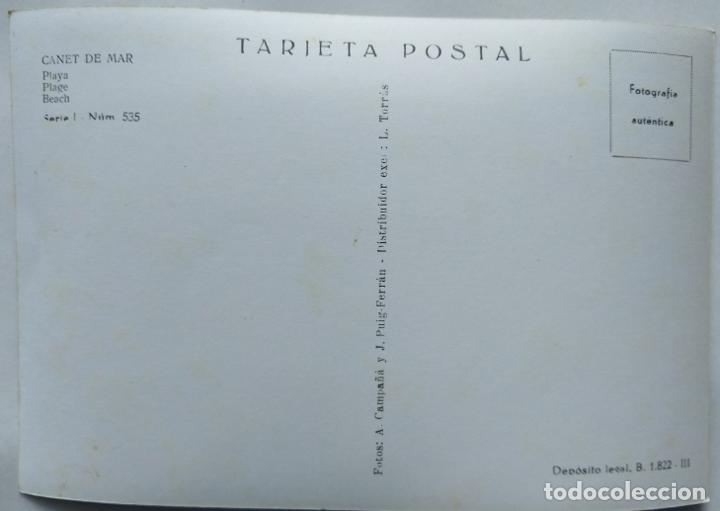 Postales: CANET DE MAR - Foto 2