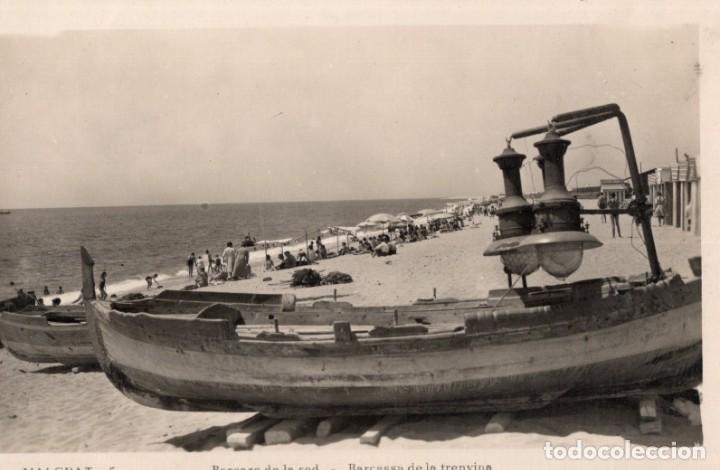 Postales: malgrat. 5 barcaza de la red - Foto 1