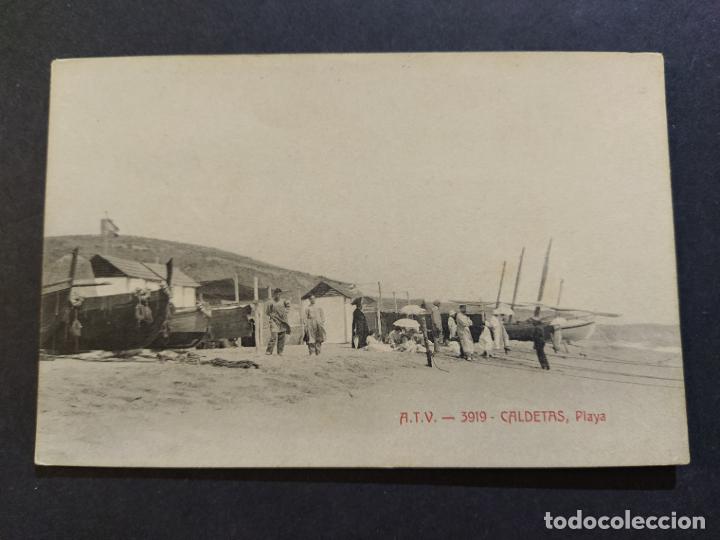 Postkarten: CALDETAS-PLAYA-ATV 3919-POSTAL ANTIGUA-(68.323)