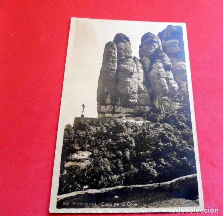 Cartoline: POSTAL MONTSERRAT - CAMI DE LA COVA - ESCRITA SIN SELLOS