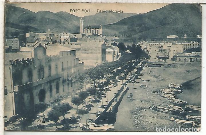 Postales: GERONA PORT BOU ESCRITA - Foto 1