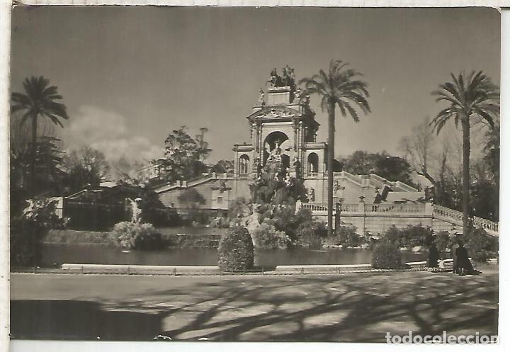 Postales: BARCELONA CASCADA DEL PARQUE ESCRITA - Foto 1