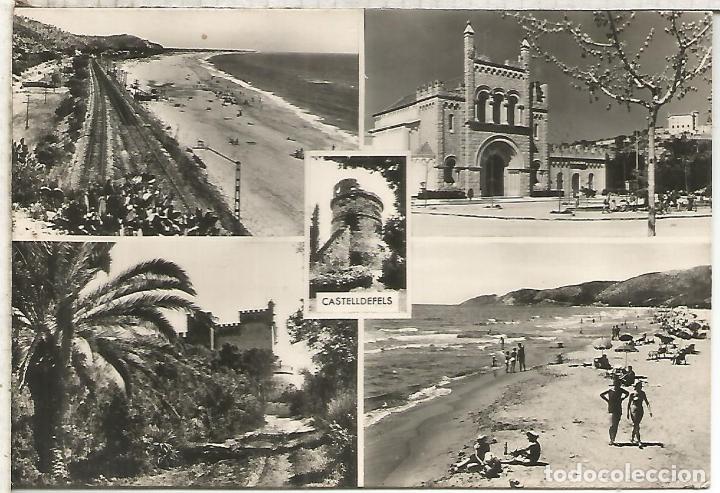 Postales: BARCELONA CASTELLDEFELLS ESCRITA - Foto 1