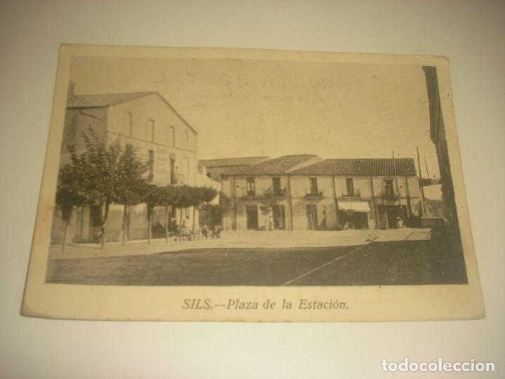 Postales: SILS , PLAZA DE LA ESTACION , SIN CIRCULAR - Foto 1